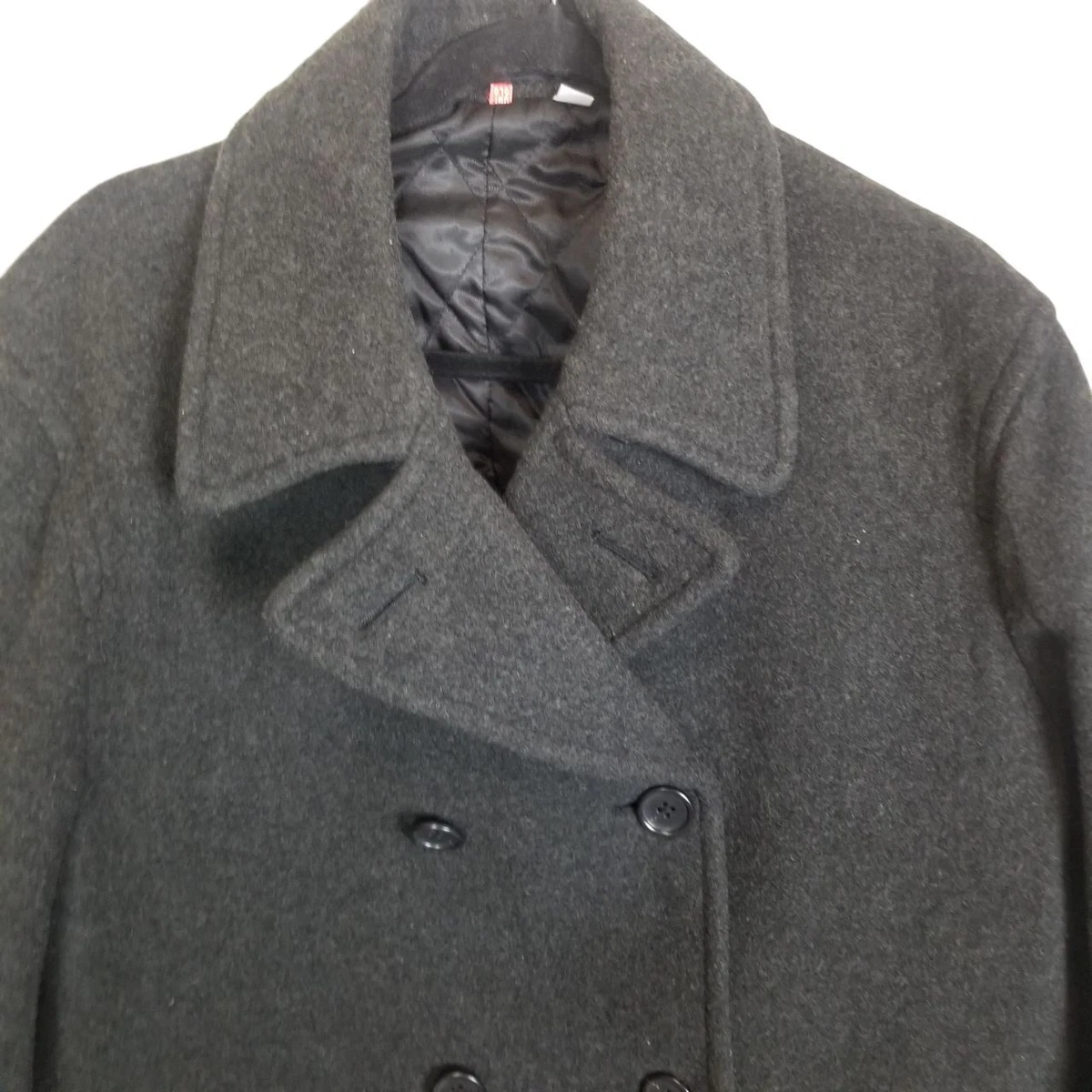 Uniqlo mens pea coat hot sale