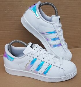 ADIDAS SUPERSTAR HOLOGRAPHIC TRAINERS 