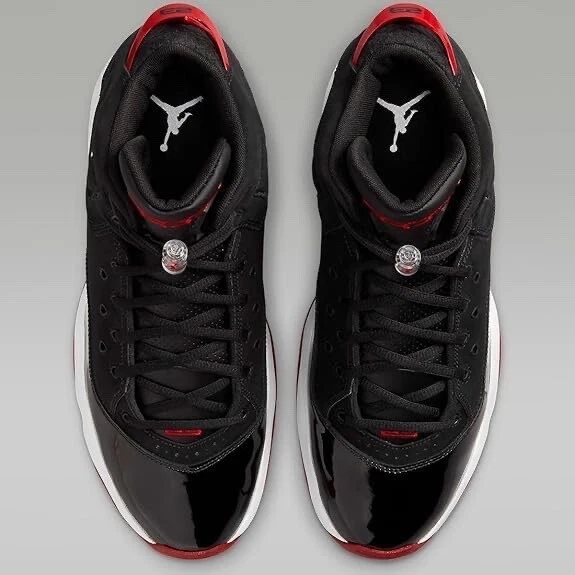 Men Nike Air Jordan B'Loyal Basketball Shoes Size 11 Black White Red 315317 026 - Image 3 of 4