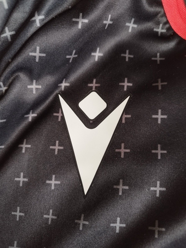 Gr. L Erwachsene Georgien Nationalmannschaft Fußball Trikot Macron Auswärtstrikot - Bild 5 von 12
