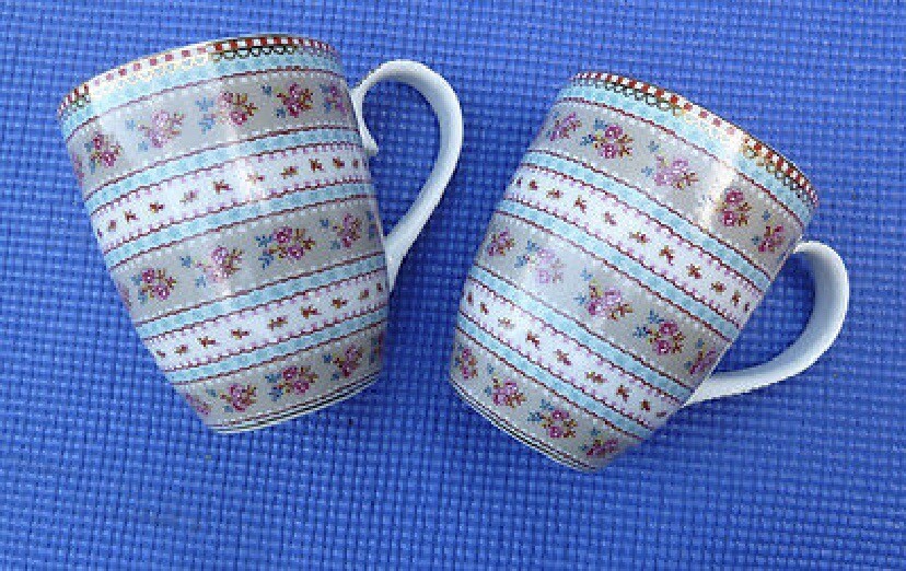 Pip Studio Amsterdam MUG Ribbon Rose Floral Set Of 2 | eBay