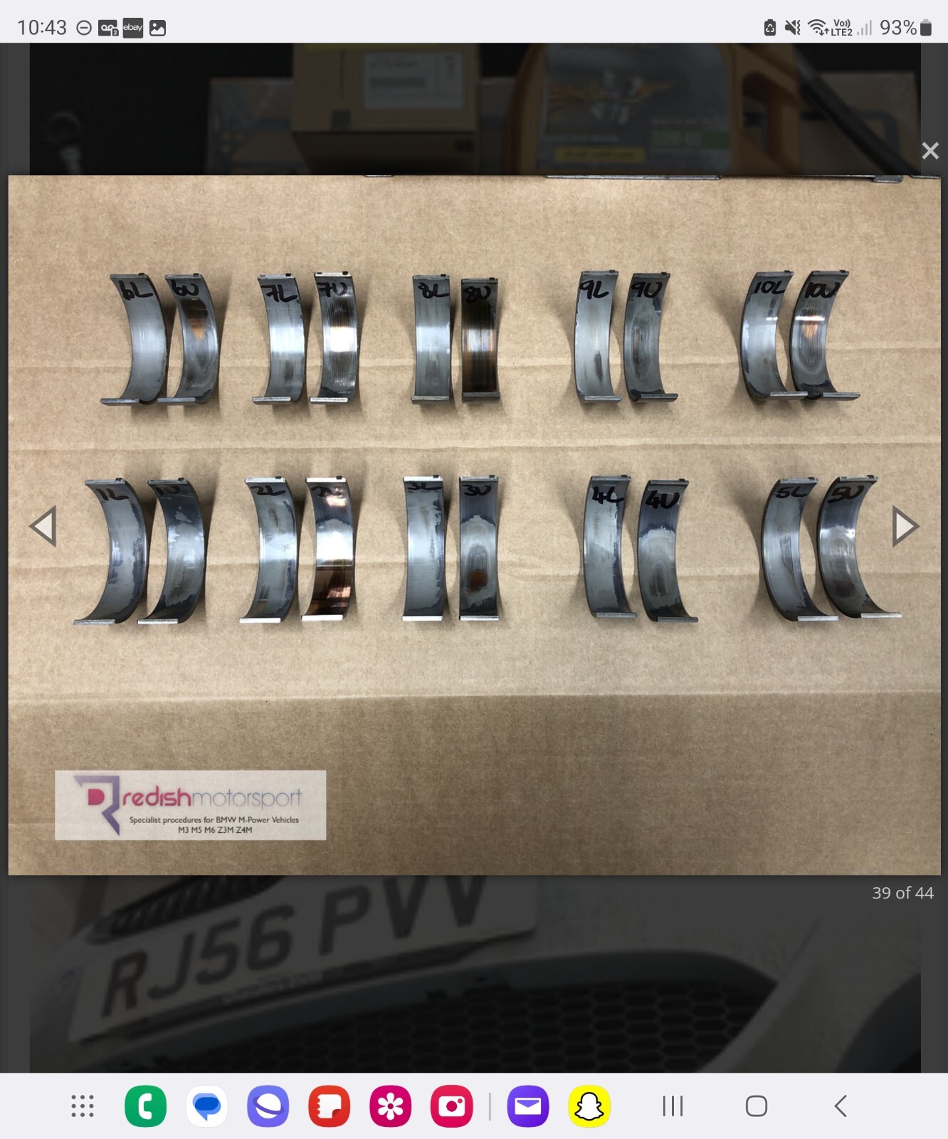 BMW E60 M5 V10 99k MILES ROD BEARINGS REPLACED eBay