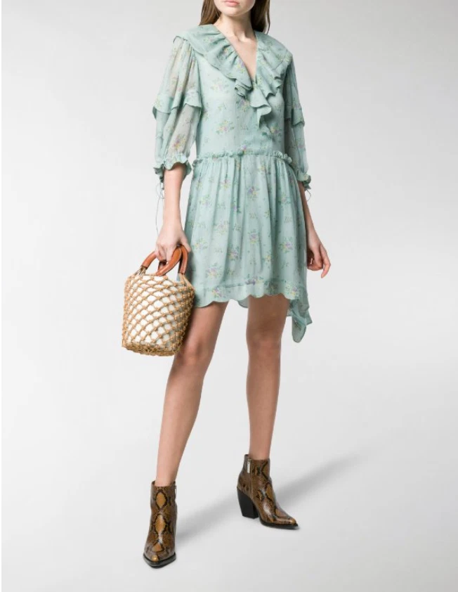 coach 1941 silk dress 30% extra off] Coach 1941 Souvenir Sky Silk Dress  evaChic