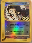 Meowth 121/165 e-Card Reverse Holofoil Pokemon Expedition Vintage WotC Near Mint