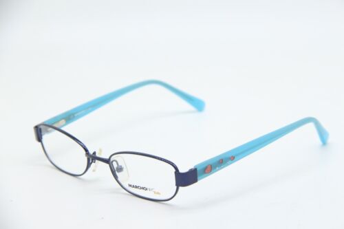 NEW MARCHON NYC JUNIOR KIDS HAYLEY 412 BLUE AUTHENTIC EYEGLASSES 44-16 - Picture 1 of 3