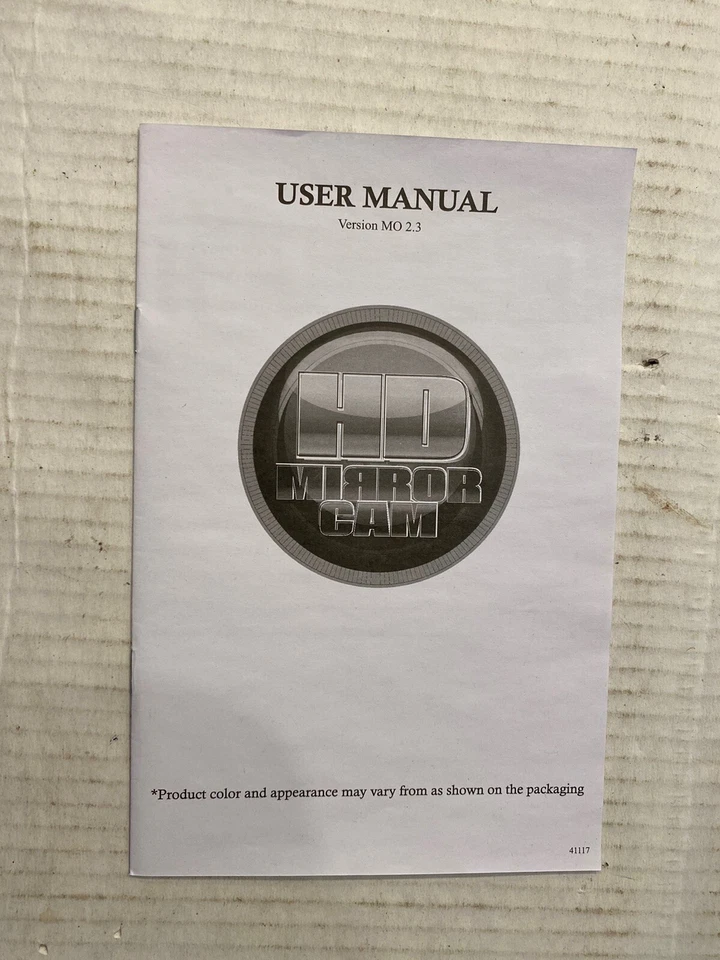 Mirror Cam MO 2.3 Black  NEW  FITS MOST VEHICLES discreet Video For Auto * B136 - Image 3 of 4