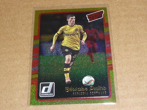 2016/17 Panini Donruss SOCCER CHRISTIAN PULISIC GOLD SPARKLE DEBUTS #224 O8962