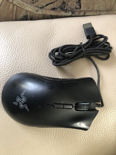 Razer DeathAdder Elite (RZ01-02010100-R3U1) Wired Gaming Mouse untested as is - Picture 1 of 2