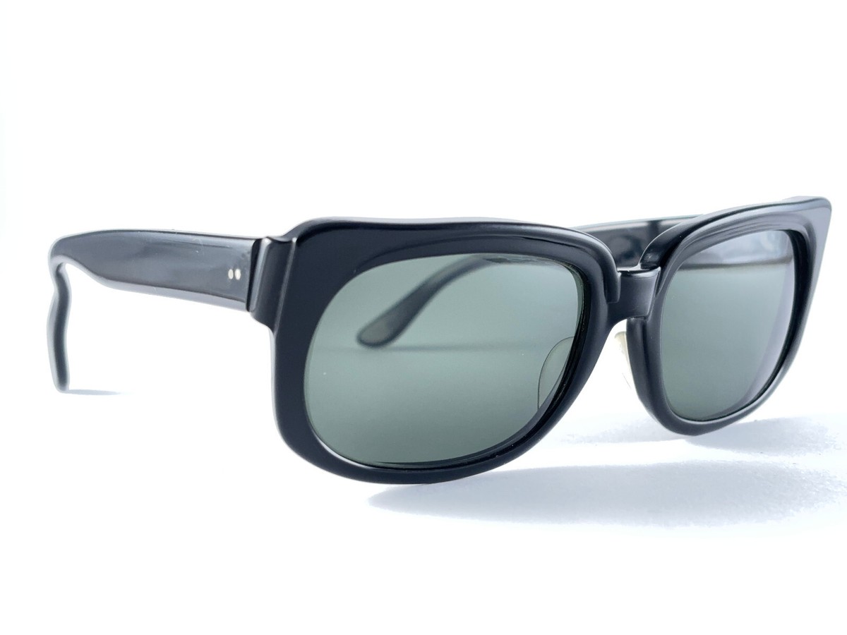NEW VINTAGE RAY BAN BENGAL DEEP BLACK 1960'S MIDCENTURY USA B&L
