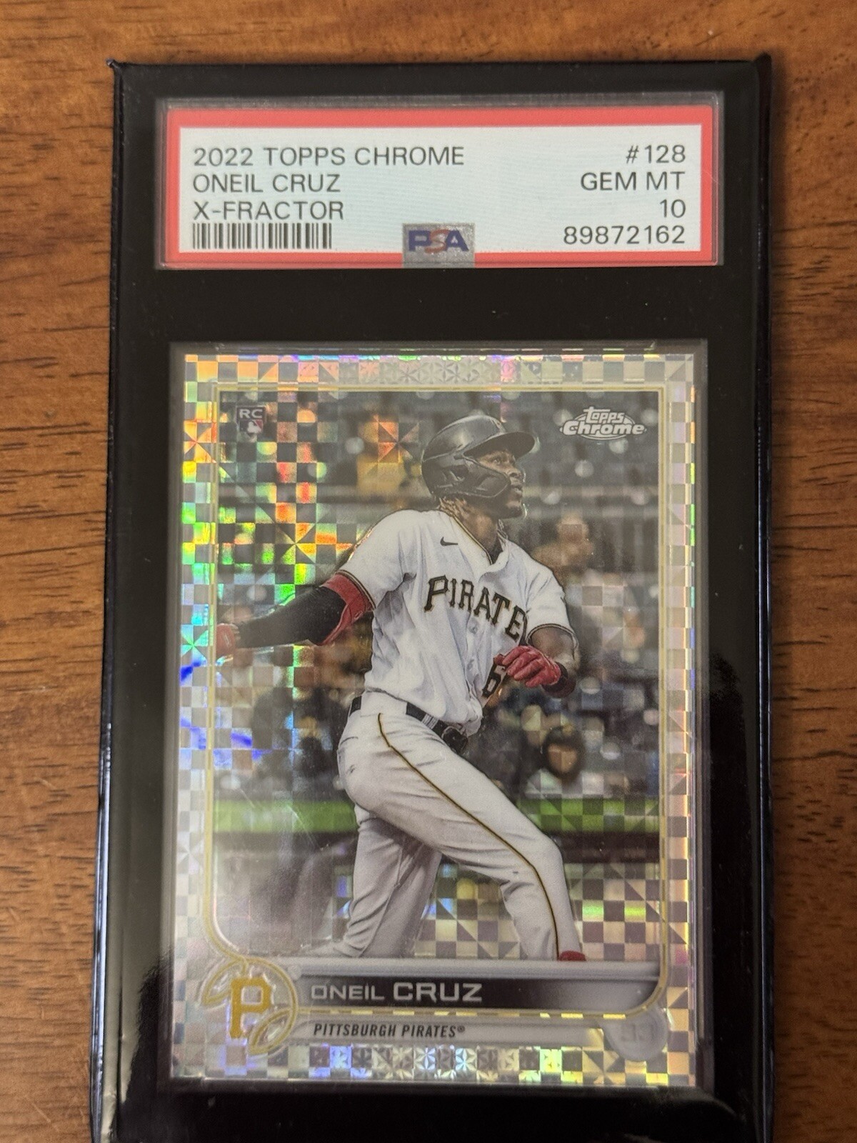Oneil Cruz 2022 Topps Chrome #128 X-Fractor PSA 10 RC Pirates