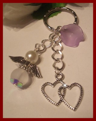NEU edler ENGEL Schutzengel Schlüsselanhänger Glücksbringer Talisman  (A85)