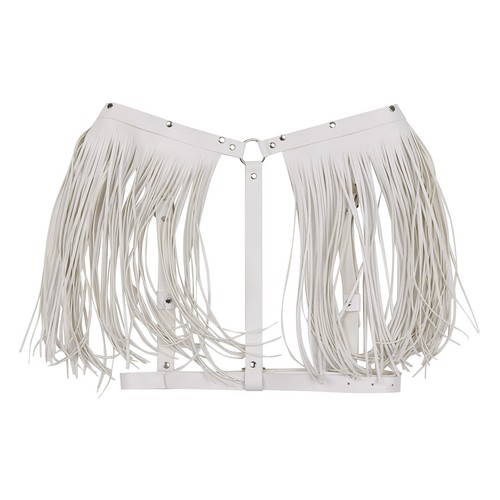 Womens Adjustable Body Chest Harness Belt Shoulder Tassel Choker Chain AU - Picture 7 of 40