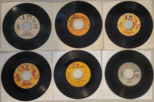KENNY ROGERS Vinyl Record LOT: Nine 45 rpm Singles VG Or Better