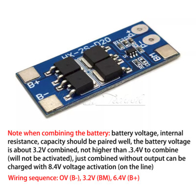 2S 10A 4S 20A 5S 20A 18650 Li-ion Li-ion Battery BMS PCM PCB Protection Board