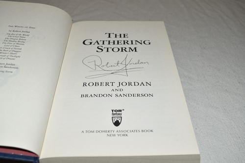 THE GATHERING STORM HCDJ 1er/1er Robert Jordan Brandon Sanderson BEAU temps de roue - Photo 4/11
