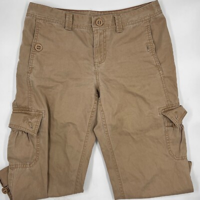 Khaki Eddie Bauer Womens Cargo Pants Eddie Bauer Women's Nylon