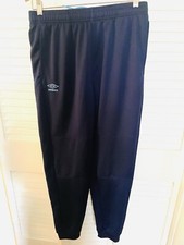 Umbro Boys XL 18 Athletic Drawstring Jogger Sweatpants Blue 100 Polyester
