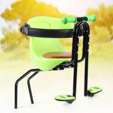 Baby Bike Seat Front Bicycle Seat Kids Safety Saddle Children Carrier w/Handrail