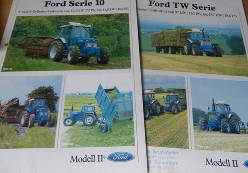 14 Ford- New Holland Traktor/Mähdrescher-Alte Prospekte- Landtechnik- Te.Daten - 第 8/24 張圖片