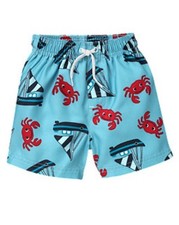 NWT Gymboree Red Crab Sailboat Swim Trunk Board Shorts Swim Shorts Boys 5T 5
