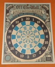 New Collectible Wall Street Off The Wall Investments Stock Selection Dart Board