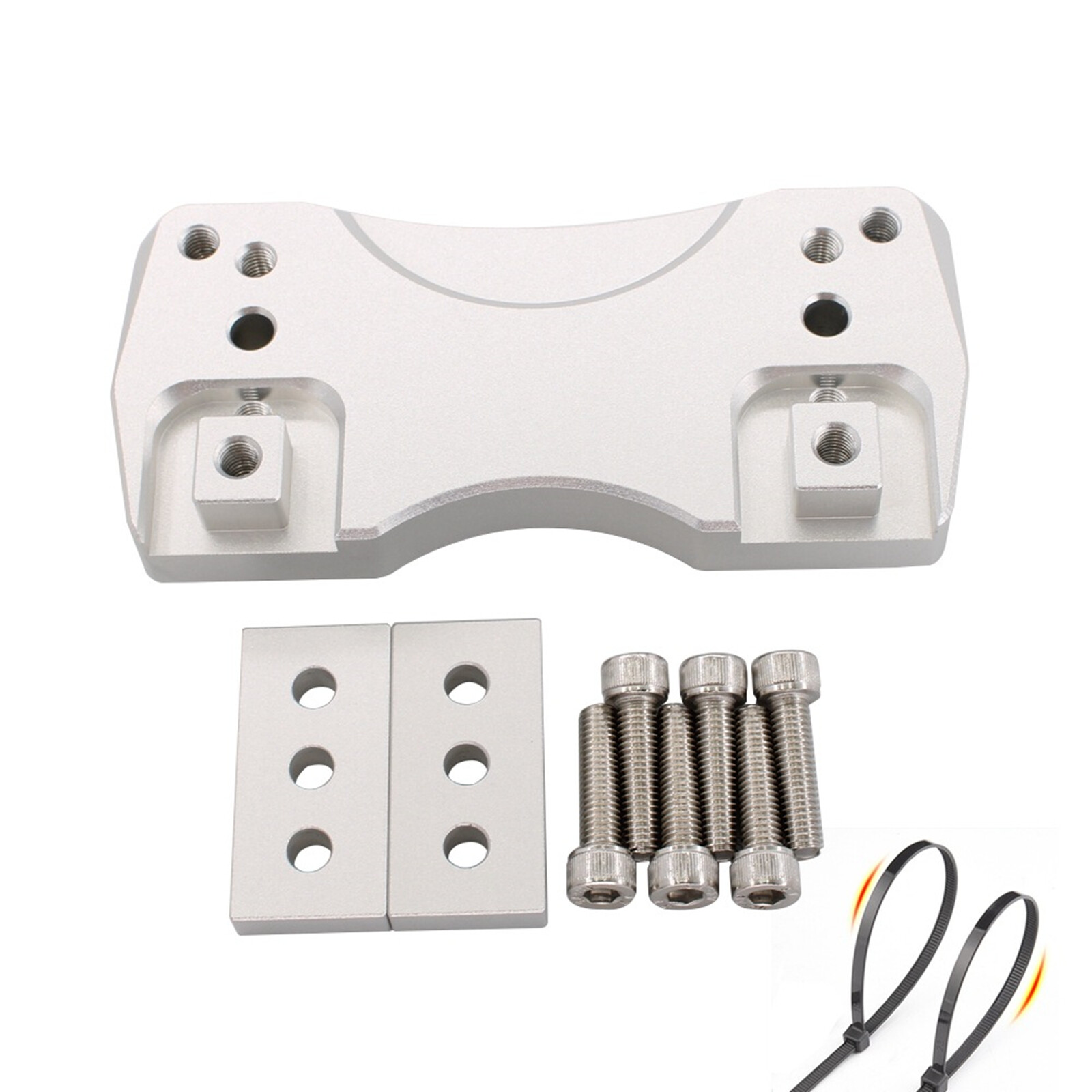 1Set Chrome Handlebar Riser Adapter For BMW K1200GT 20052008 K1300GT