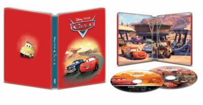 BRAND NEW Cars SteelBook 4K Ultra HD + Blu-Ray + Digital Code Ships in a Box