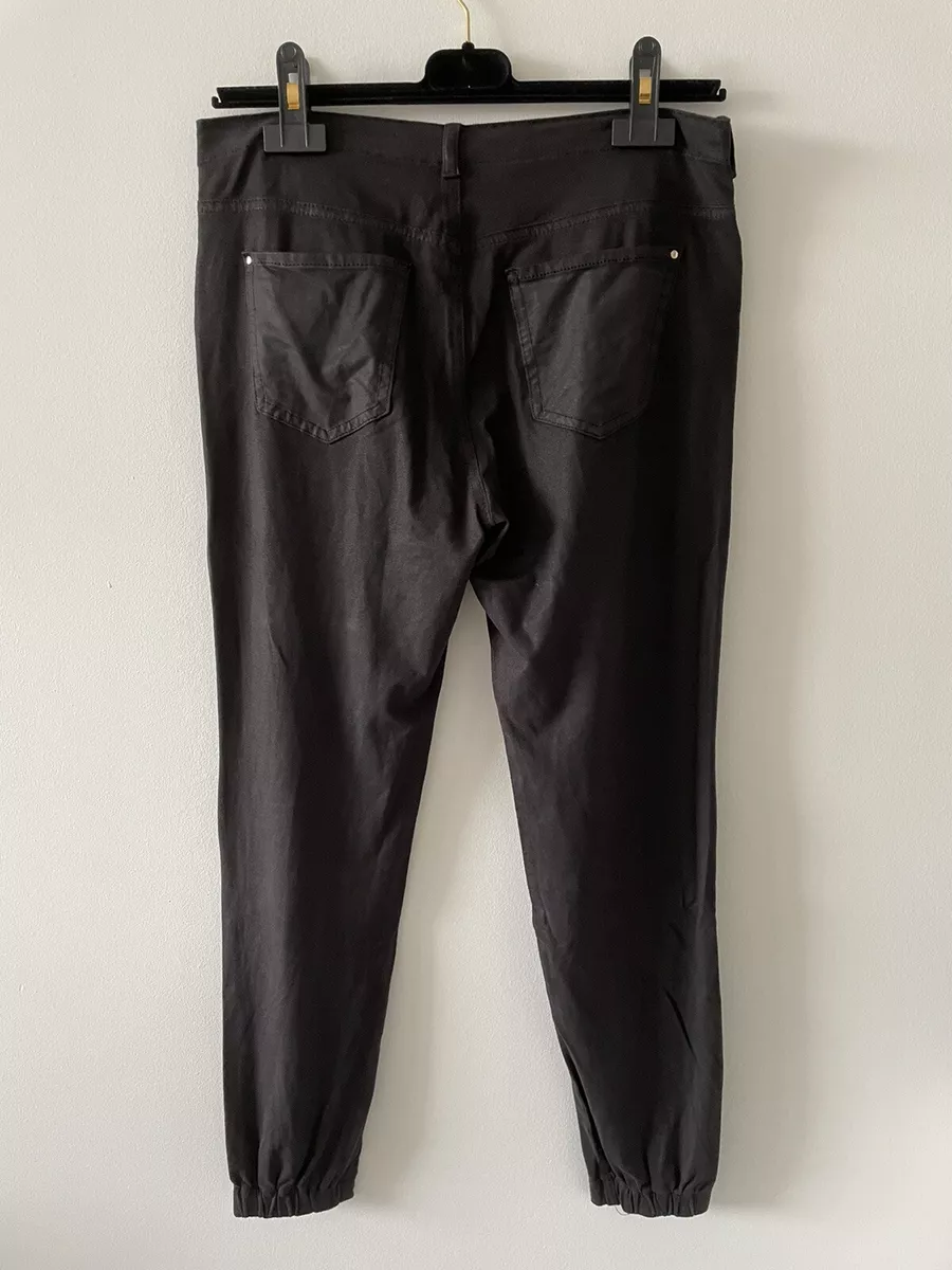 Zara suede joggers hot sale