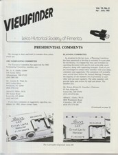 Viewfinder Journal of the Leica Historical Society of America 1982 IR KL3952