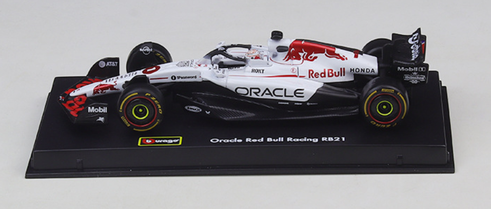 Bburago 1:43 2025 Oracle RB21 F1 Formula Red Bull Verstappen Yuki