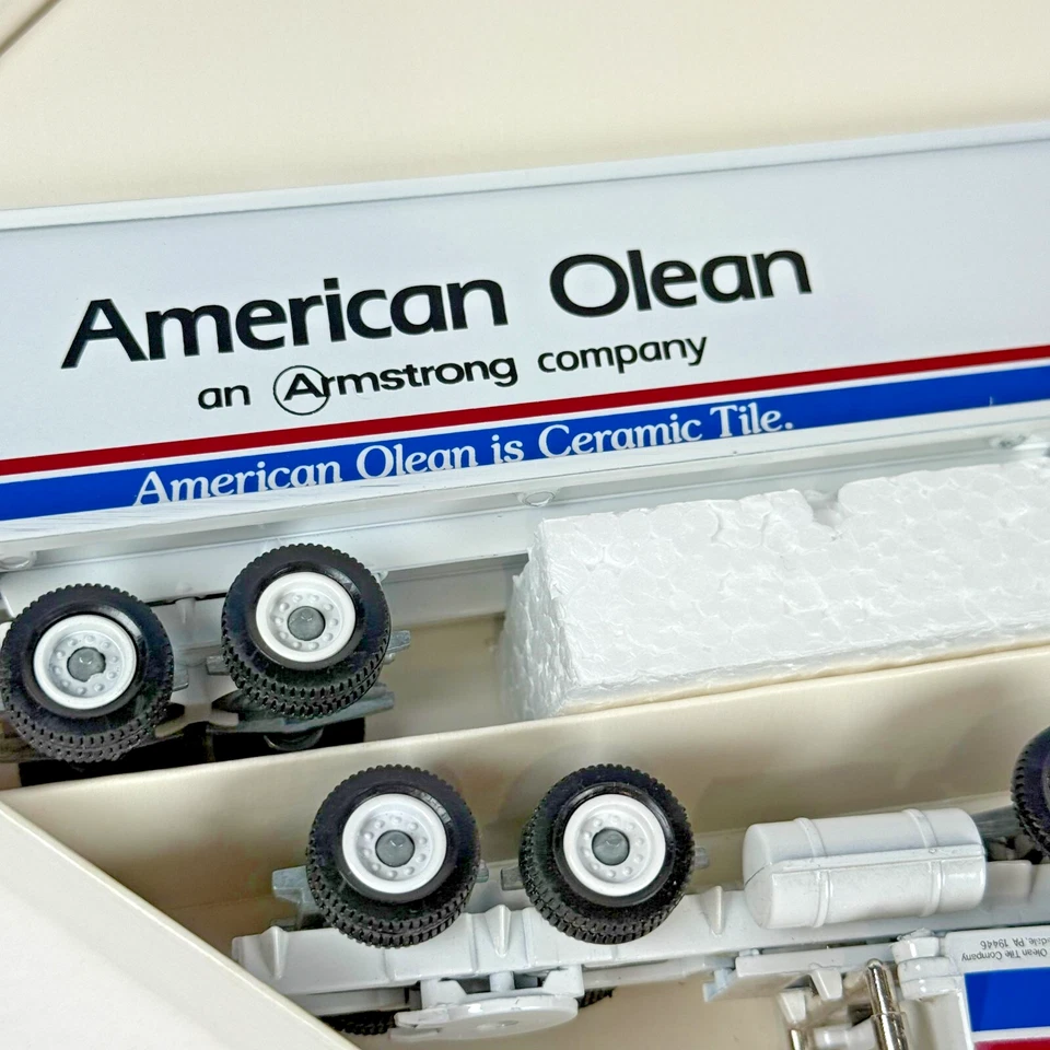 Winross 1:64 American Olean Armstrong Promo Vintage Tractor Trailer Truck Model - Image 2 of 4