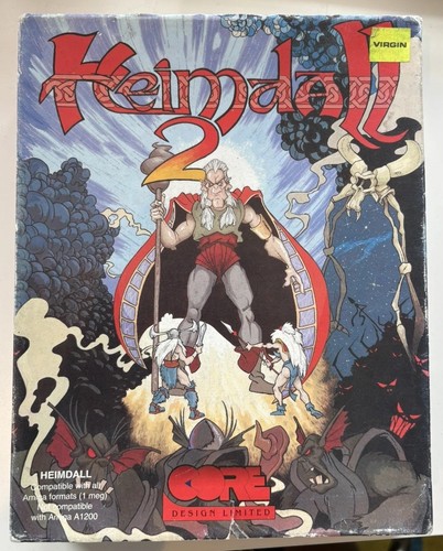 Heimdall 2 - Amiga - Core Design - Boxed, komplett, getestet & funktionsfähig