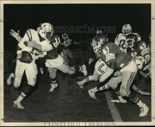 1985 Press Photo Football players Anthony Harris and Corey Hunter in Tuscaloosa