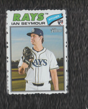 2026 Topps Heritage Ian Seymour RC SP Deckle Edge