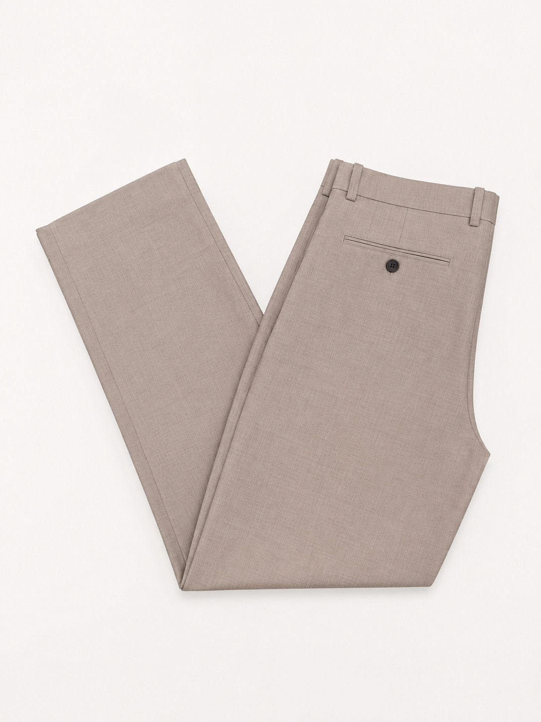 Tommy Hilfiger Trim Fit Tailored Dress Pants,Worsted Wool Beige