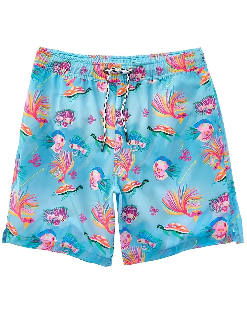 Snapper Rock Kaleido Fish Sustainable Swim Short Men's