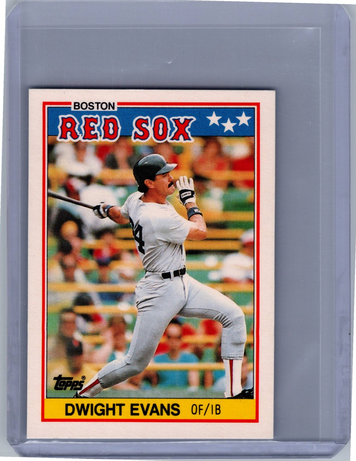 1988 Topps UK Minis #22 Dwight Evans