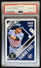 2018 Panini Donruss Aaron Judge Diamond Kings #19 Yankees PSA 10 GEM MINT