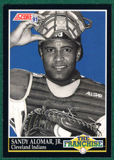 Sandy Alomar, Jr. - 1991 Score #851 - Indians The Franchise Baseball Card