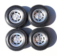 1/18 Roues Chevrolet Corvette C3 chrome wheels