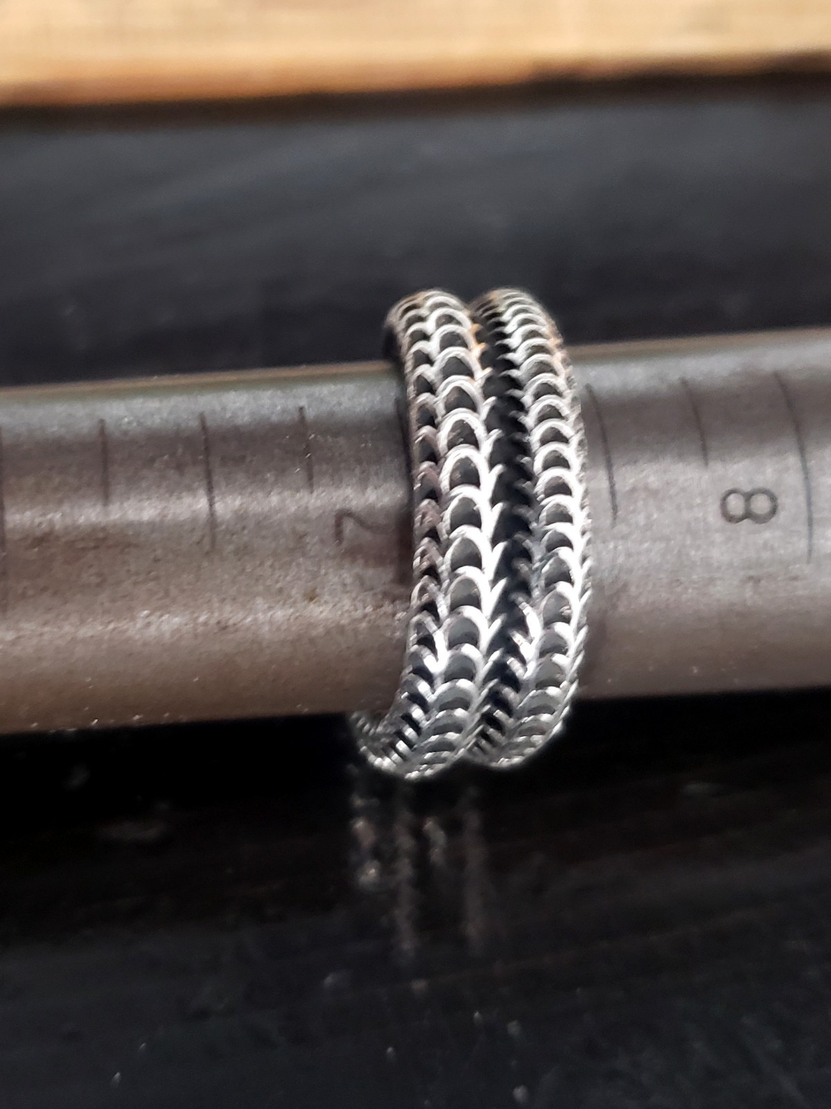 Gucci Sterling Silver Snake Ring With Box/papers Size 7 thumbnail 4