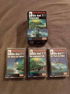 DREI FRAGEZEICHEN ??? (100 A B C): Toteninsel (EUROPA) Kassette [3 MCs]