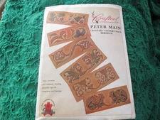 Tandy Craftaid Peter Main Pattern Pack Series 2  6 Leather Working Patterns   FS