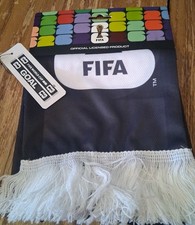 FIFA World Cup '26 Logo Scarf Bufanda Brand New Black  White Goal, BRAND NEW 