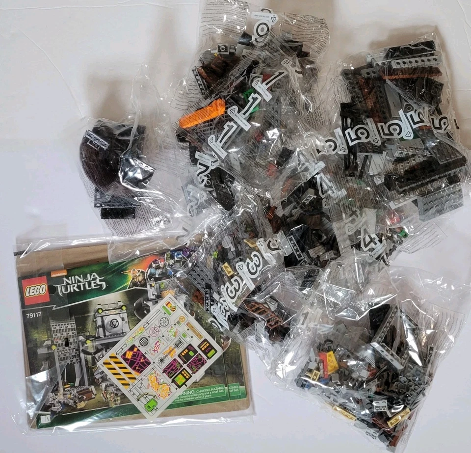 乐高忍者神龟TMNT海龟巢入侵79117无迷你公仔 — 第 2/4 张图片