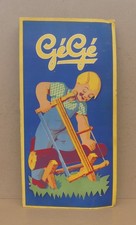 Ancienne boite de jouet GéGé outils (VIDE) carton jouets acier menuisier scie