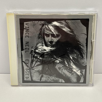 Vince Neil Exposed CD Signed by Vince Neil 1993 WPCP-5290 Japan