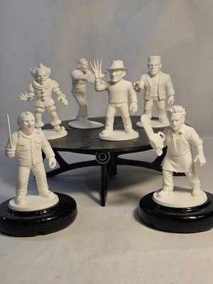 3-D Plastic Horror Halloween Monster Ghouls Creepy Figurines 4.5''-5.5'' Height