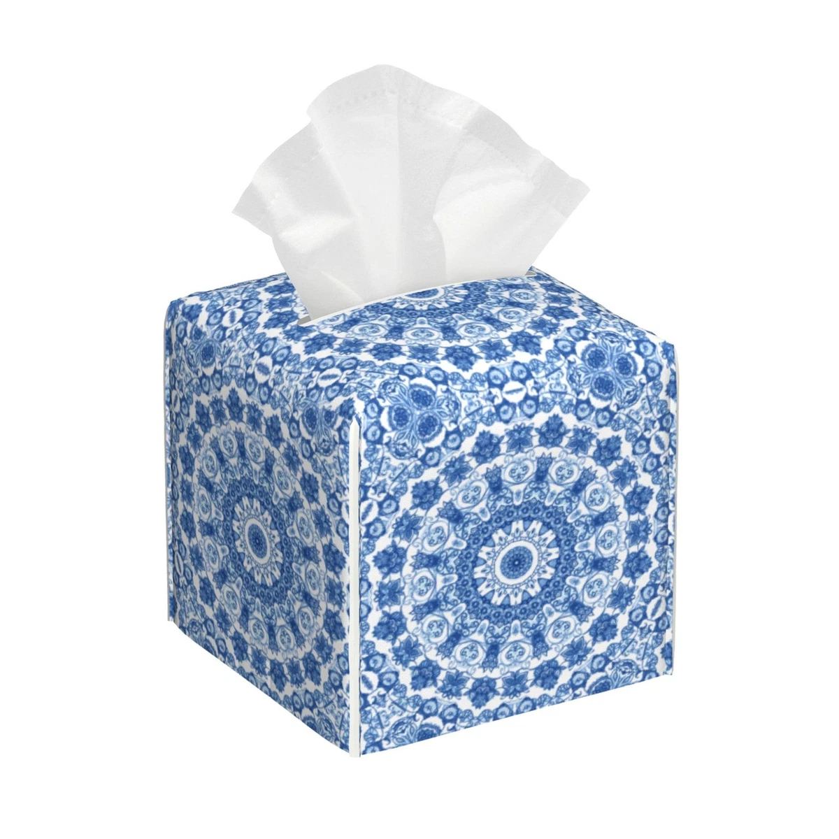 Porcelain Blue Tissue Box Covers for sale - eBay