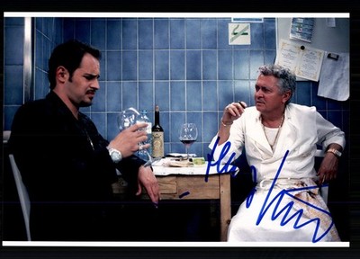 Moritz Bleibtreu und Henry Hübchen Groß Foto Original Signiert + G 49049